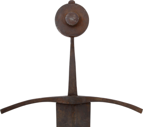 EXCELLENT VINTAGE/ANTIQUE REPRODUCTION OF A KNIGHTLY BROADSWORD C.1300 - Fagan Arms