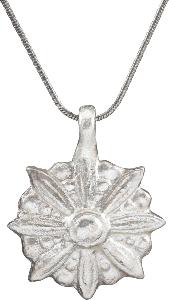 ROMAN WHEEL OF FORTUNE AMULET NECKLACE, 5TH-8TH CENTURY AD - Fagan Arms