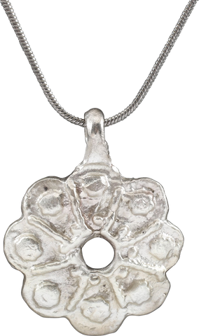 ROMAN WHEEL OF FORTUNE AMULET NECKLACE, 3RD-6TH CENTURY AD - Fagan Arms