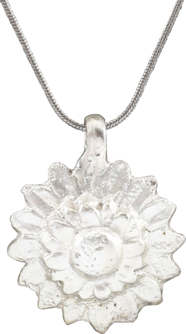 ROMAN/MEDIEVAL WHEEL OF FORTUNE AMULET NECKLACE, 5TH-7TH CENTURY AD - Fagan Arms