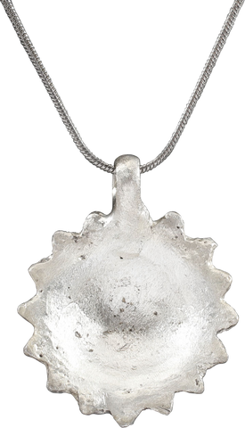 ROMAN/MEDIEVAL WHEEL OF FORTUNE AMULET NECKLACE, 5TH-7TH CENTURY AD - Fagan Arms