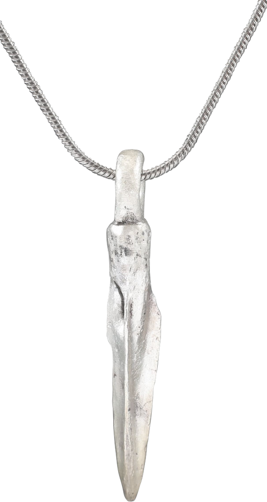 HELLENISTIC GREEK ARROWHEAD PENDANT NECKLACE, 300-100 BC - The History Gift Store