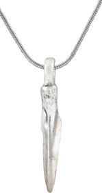 HELLENISTIC GREEK ARROWHEAD PENDANT NECKLACE, 300-100 BC - The History Gift Store