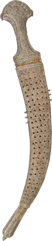 LARGE ARAB JAMBIYA 18TH-19TH CENTURY - Fagan Arms