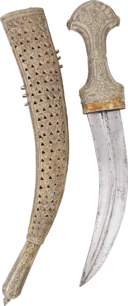 LARGE ARAB JAMBIYA 18TH-19TH CENTURY - Fagan Arms