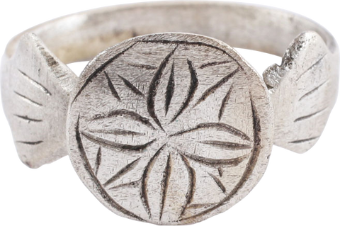 EUROPEAN CHRISTIAN RING, 1400-1600, SIZE 10 - The History Gift Store