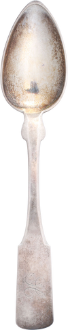 AMERICAN FEDERAL PERIOD SILVER SPOON C.1793-1810 - Fagan Arms