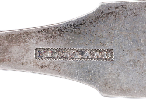 AMERICAN FEDERAL PERIOD SILVER SPOON C.1793-1810 - Fagan Arms