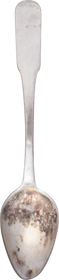 AMERICAN COLONIAL OR FEDERAL SILVER SPOON C.1785-1810 - Fagan Arms
