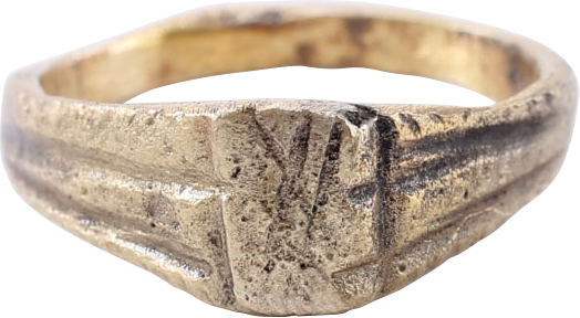LATE GOTHIC LADY’S FASHION RING C.1600, SIZE 4 1/2 - Fagan Arms