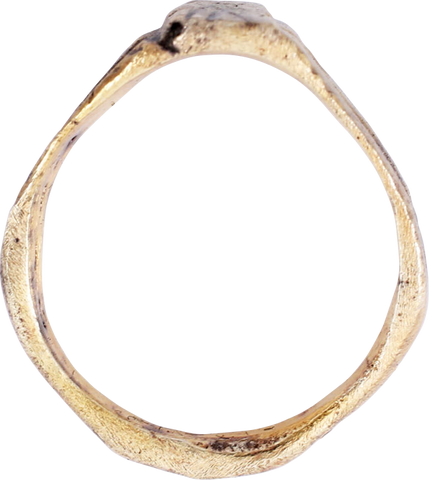 LATE GOTHIC LADY’S FASHION RING C.1600, SIZE 4 1/2 - Fagan Arms