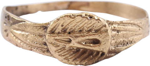 ANCIENT ROMAN/MEDIEVAL EVIL EYE RING, 4TH-8TH CENTURY AD, SIZE 9 ¾ - The History Gift Store