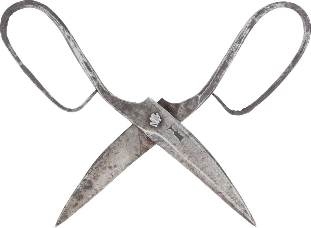 ENGLISH SCISSORS OR SHEARS C.1400-1600 - Fagan Arms
