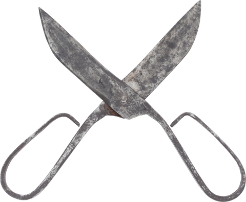 COLONIAL AMERICAN SHEARS/SCISSORS, 18TH CENTURY - The History Gift Store