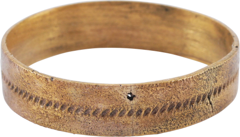 ANCIENT VIKING WEDDING RING, 9TH-11TH CENTURY AD, SIZE 10 1/4 - Fagan Arms