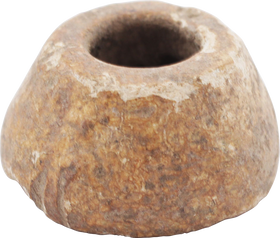 ROMAN LEAD SPINDLE WHORL, 1ST-3RD CENTURY AD - Fagan Arms