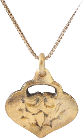 ANCIENT VIKING HEART PENDANT, 9TH-10TH CENTURY AD - The History Gift Store
