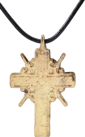 FINE LARGE EASTERN EUROPEAN CROSS, 17TH CENTURY - The History Gift Store