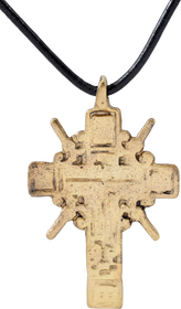 FINE LARGE EASTERN EUROPEAN CROSS, 17TH CENTURY - Fagan Arms