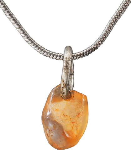 PRECOLUMBIAN STONE PENDANT NECKLACE C.500-1600 AD - The History Gift Store
