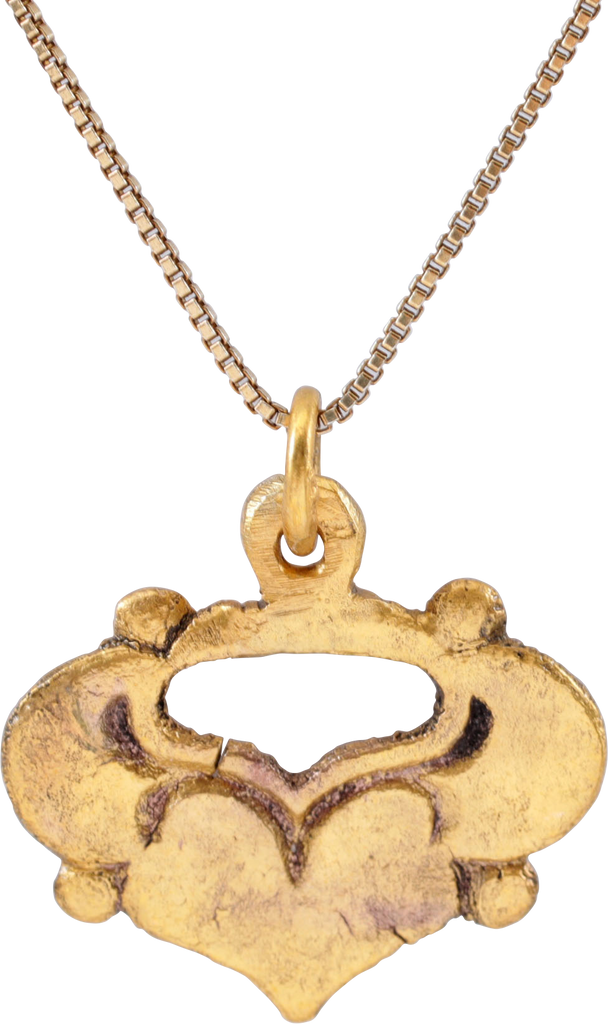 FINE VIKING HEART PENDANT NECKLACE, C.950-1050 AD - The History Gift Store