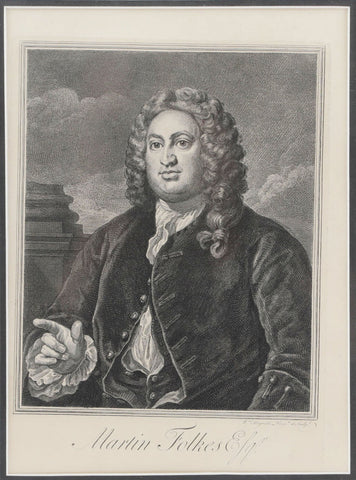 MARTIN FOLKES, William Hogarth, Mid 18th century - Fagan Arms
