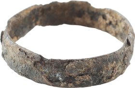 ANCIENT VIKING WEDDING RING, 850-1050 AD, SIZE 10 - Fagan Arms
