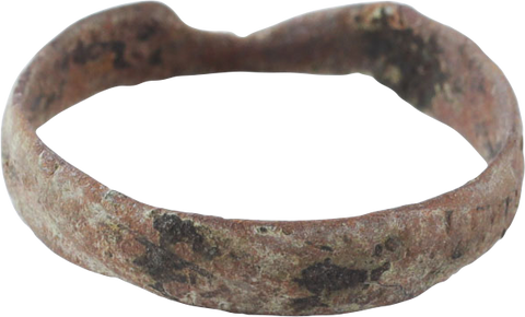 MEDIEVAL EUROPEAN WEDDING RING, 15TH CENTURY, SIZE 7 1/2 - The History Gift Store