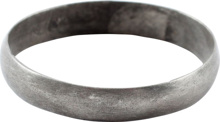 RARE SILVER VIKING WEDDING RING, 9th-11th CENTURY, SIZE 9 1/2 - Fagan Arms