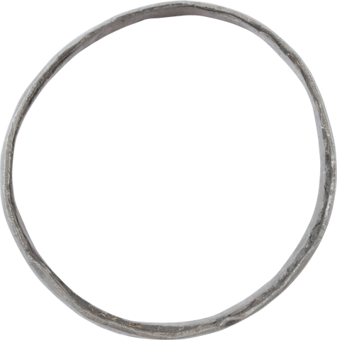 RARE SILVER VIKING WEDDING RING, 9th-11th CENTURY, SIZE 11 - Fagan Arms