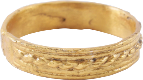 FINE VIKING WEDDING RING 10TH-11TH CENT AD, SIZE 9 3/4 - Fagan Arms