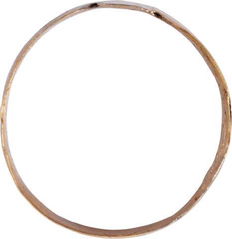 MEDIEVAL EUROPEAN WEDDING RING C.1200-1500 AD, SIZE 7 1/2 - The History Gift Store
