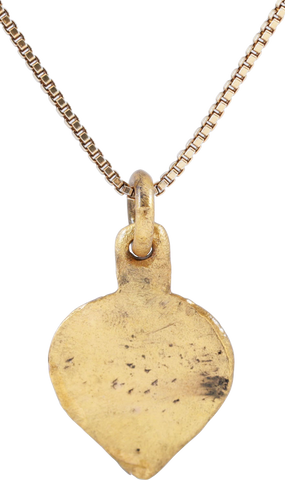 FINE ANCIENT VIKING HEART PENDANT NECKLACE, C.850-1050 AD - Fagan Arms