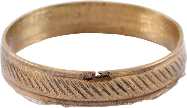 FINE VIKING WEDDING RING, SIZE 7 ¼ - The History Gift Store