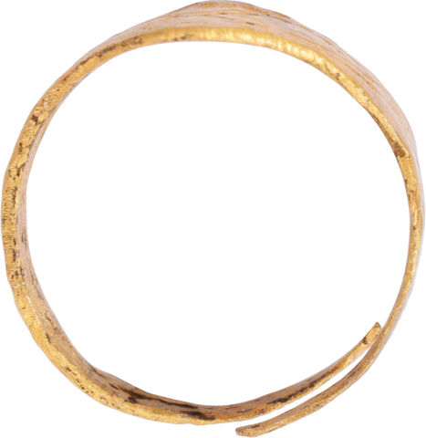 VIKING SHIELD RING C.900-1100 AD, SIZE 7 1/2 - Fagan Arms
