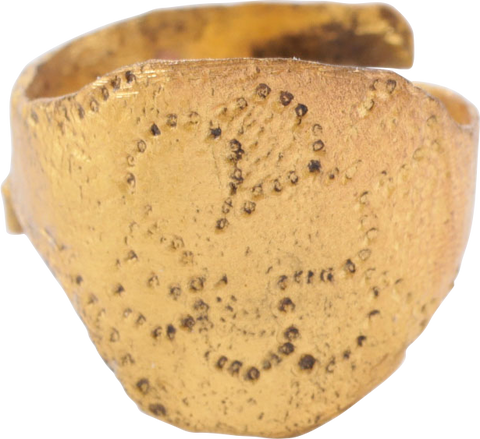 VIKING WOMAN WARRIOR'S SHIELD RING, C.800-1000 AD, SIZE 8 - The History Gift Store