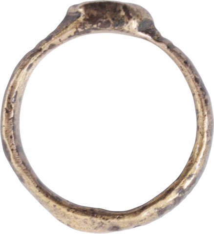 ANCIENT ROMAN/MEDIEVAL EVIL EYE RING, 4TH-8TH CENTURY AD, SIZE 6 - The History Gift Store