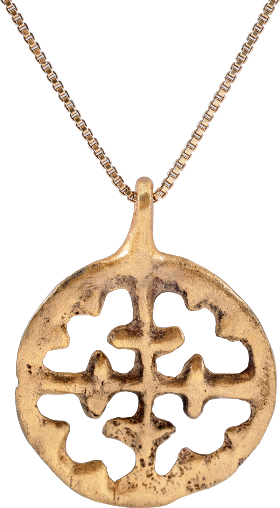 CRUSADER'S CROSS PENDANT NECKLACE, 11TH-13TH CENTURY - The History Gift Store