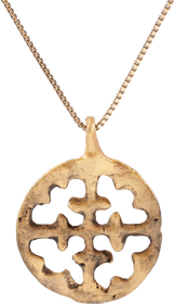 CRUSADER'S CROSS PENDANT NECKLACE, 11TH-13TH CENTURY - The History Gift Store
