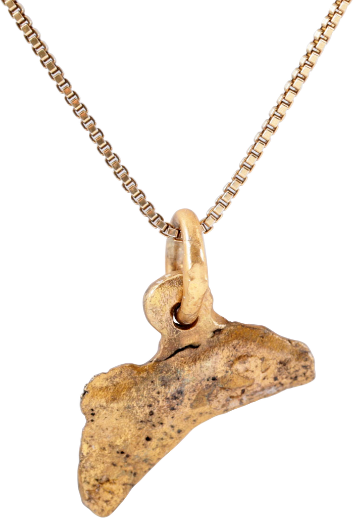 GREEK BRONZE DOLPHIN “COIN” NECKLACE 5TH-4TH CENTURY BC - The History Gift Store