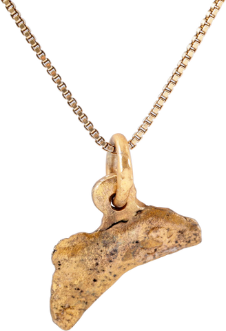 GREEK BRONZE DOLPHIN “COIN” NECKLACE 5TH-4TH CENTURY BC - The History Gift Store