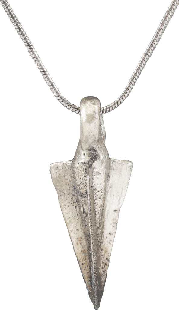 PARTHIAN BRONZE ARROWHEAD PENDANT NECKLACE, 247 BC-224 AD - Fagan Arms