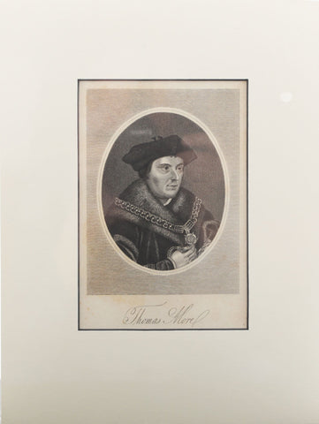 ORIGINAL ENGLISH LITHOGRAPH Thomas More - Fagan Arms