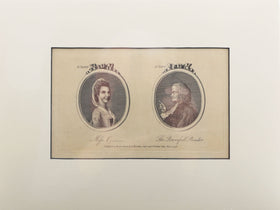 ORIGINAL ENGLISH LITHOGRAPH Miss Charlton and the Powerful Pleader - Fagan Arms