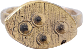 ANGLO SAXON RING, 6TH-8TH CENTURY AD, SIZE 2 ½ - The History Gift Store