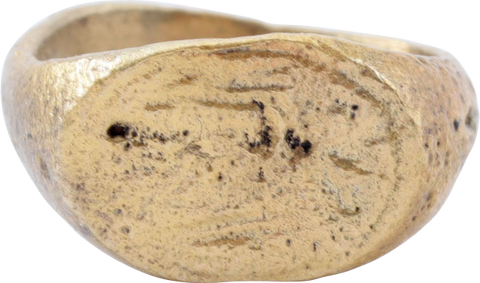 MEDIEVAL/BYZANTINE RING, C.10th-12th CENTURY AD, SIZE 4 - Fagan Arms