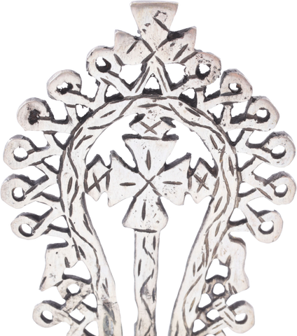 COPTIC PROCESSIONAL CROSS ETHIOPIA, 18th-19th CENTURY - Fagan Arms