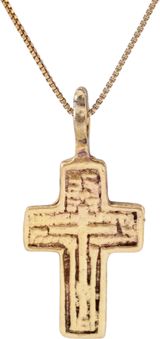 FINE EASTERN EUROPEAN CROSS NECKLACE, 17th-18th CENTURY - The History Gift Store