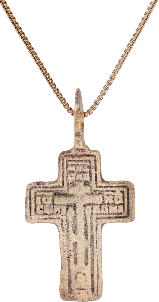 FINE EASTERN EUROPEAN CROSS NECKLACE - The History Gift Store