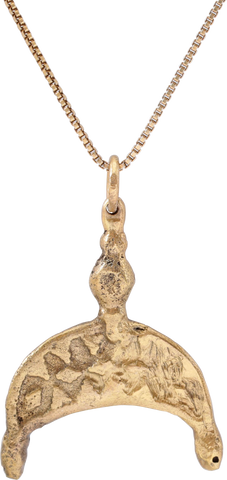 FINE VIKING LUNAR PENDANT NECKLACE, 10TH-11TH CENTURY AD - Fagan Arms